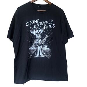 🎸 Stone Temple Pilots Graphic Band Tee | Skeleton Cowboy